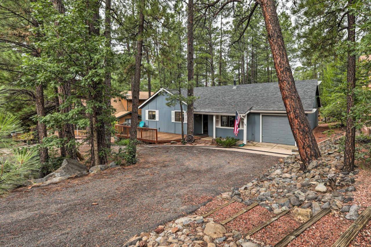 Pet-Friendly Munds Park Cabin With Hot Tub And Patio Extérieur photo