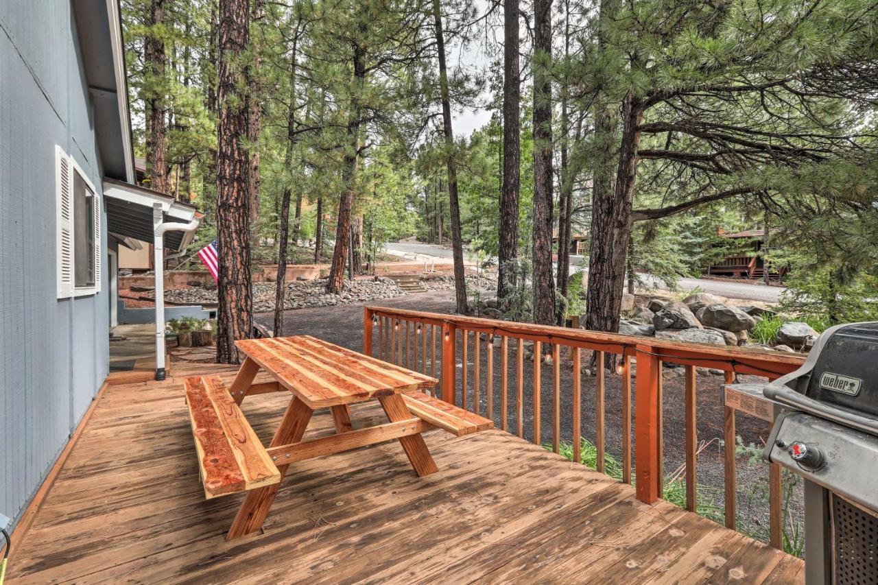 Pet-Friendly Munds Park Cabin With Hot Tub And Patio Extérieur photo