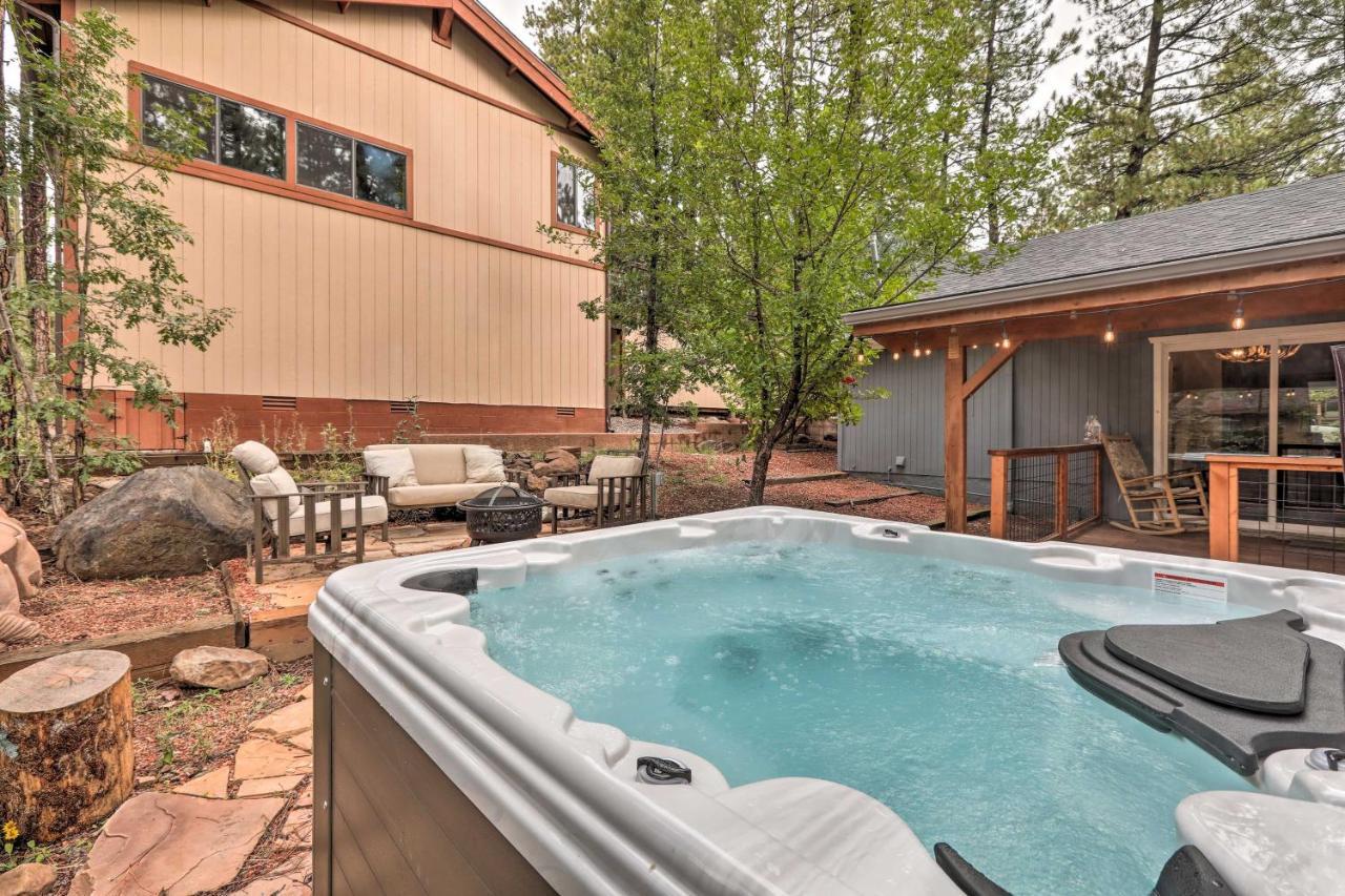 Pet-Friendly Munds Park Cabin With Hot Tub And Patio Extérieur photo
