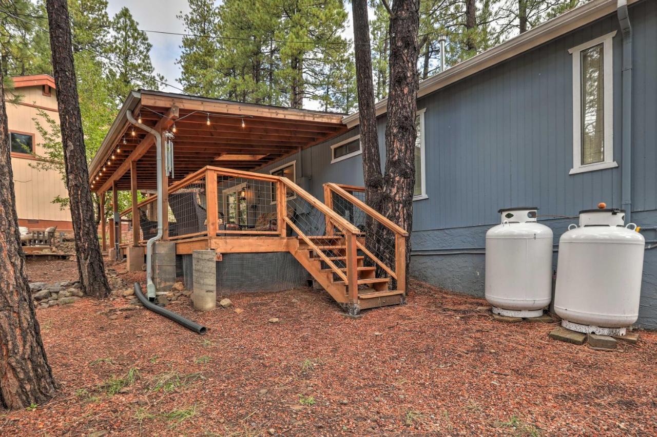 Pet-Friendly Munds Park Cabin With Hot Tub And Patio Extérieur photo